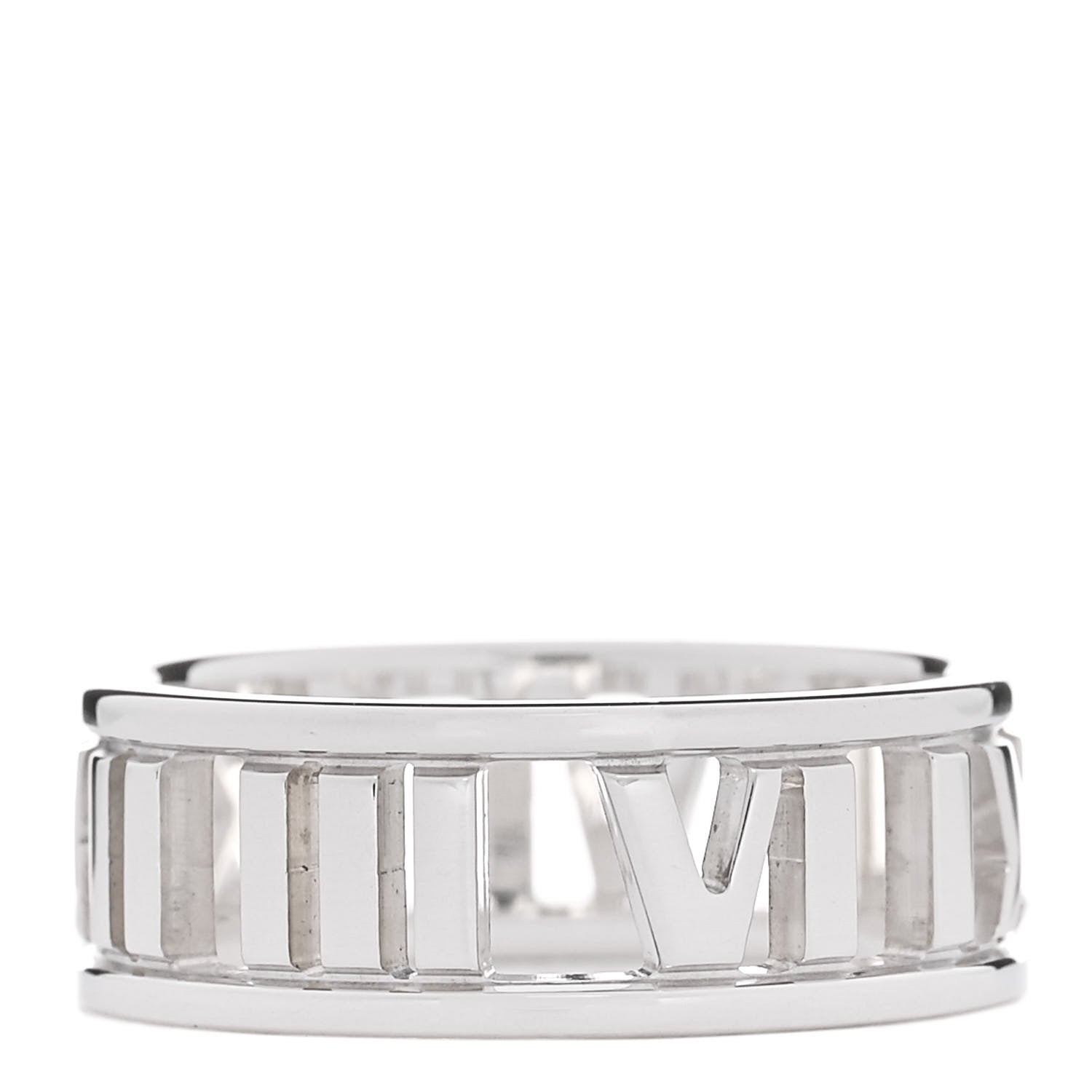 Tiffany Sterling Silver Wide Atlas Open Ring 50 5.25 3 of 4