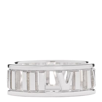 Tiffany Sterling Silver Wide Atlas Open Ring 50 5.25 3 of 4