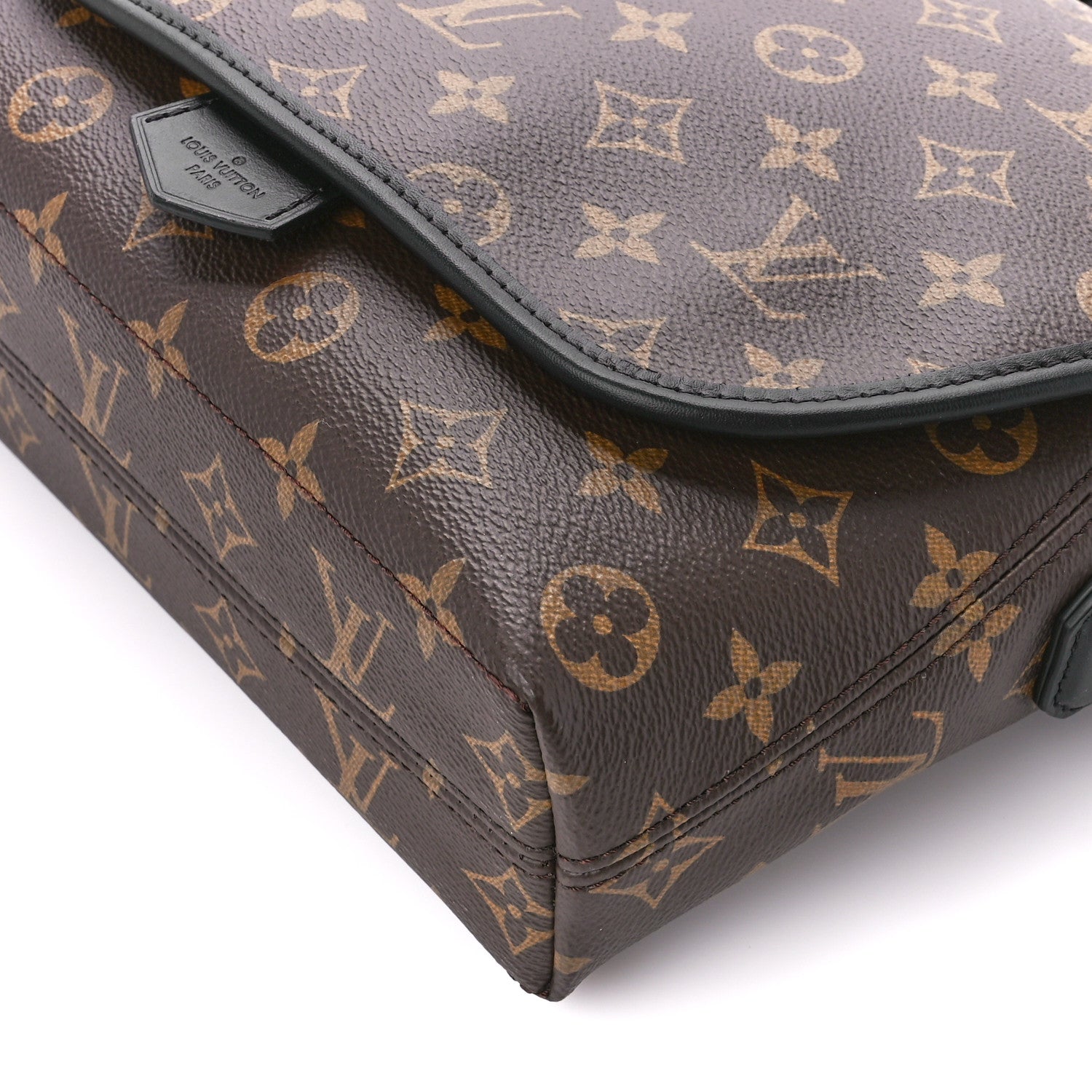 Louis Vuitton Monogram Macassar Magnetic Messenger 11 of 12