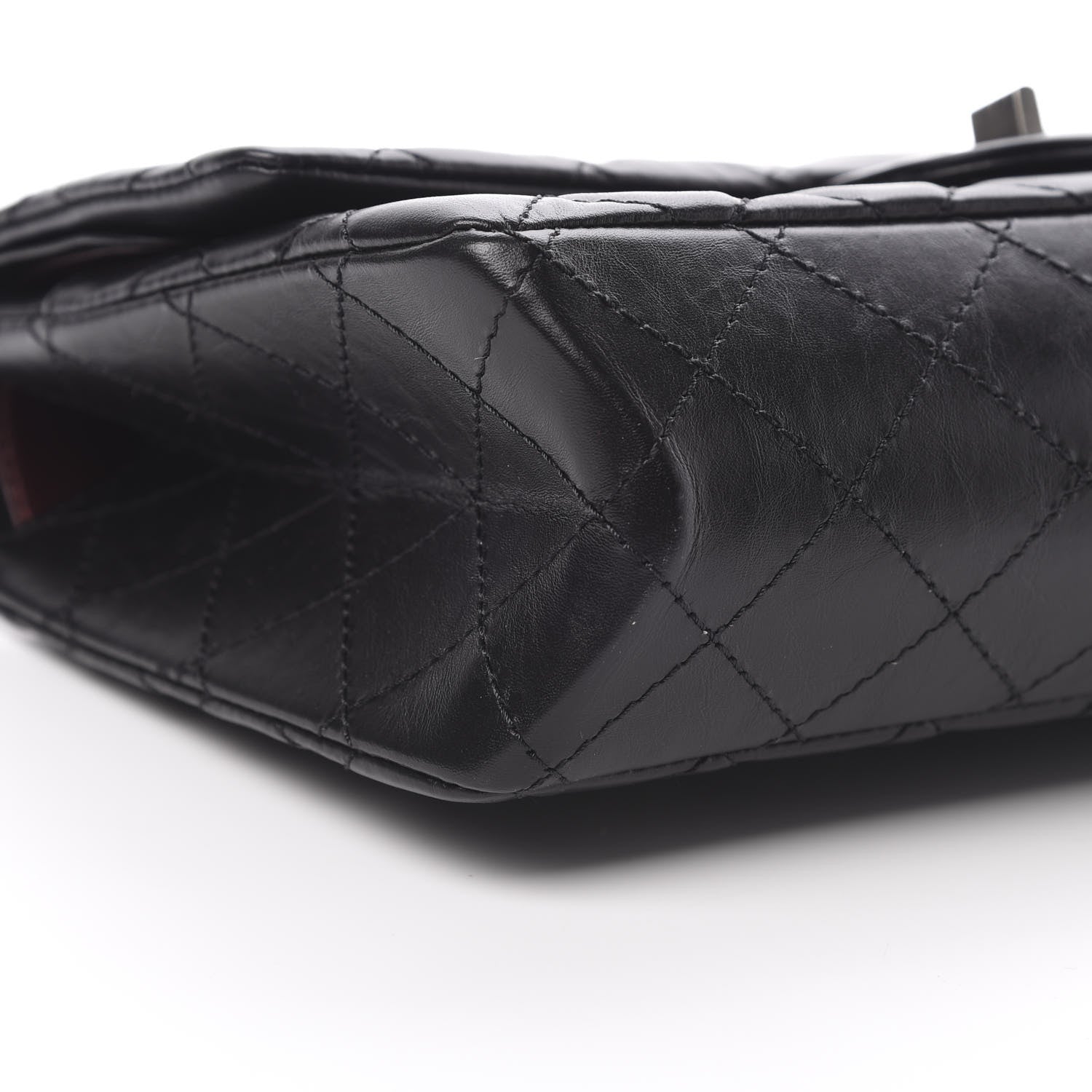Chanel Aged Calfskin Quilted 2.55 Reissue 226 Flap Black 9 of 12