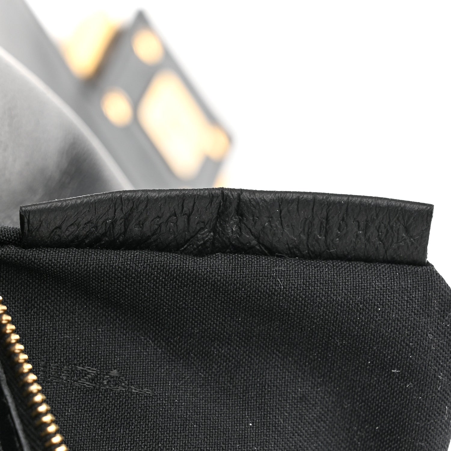 Fendi Nappa FF 1974 Embossed Baguette Black 7 of 10