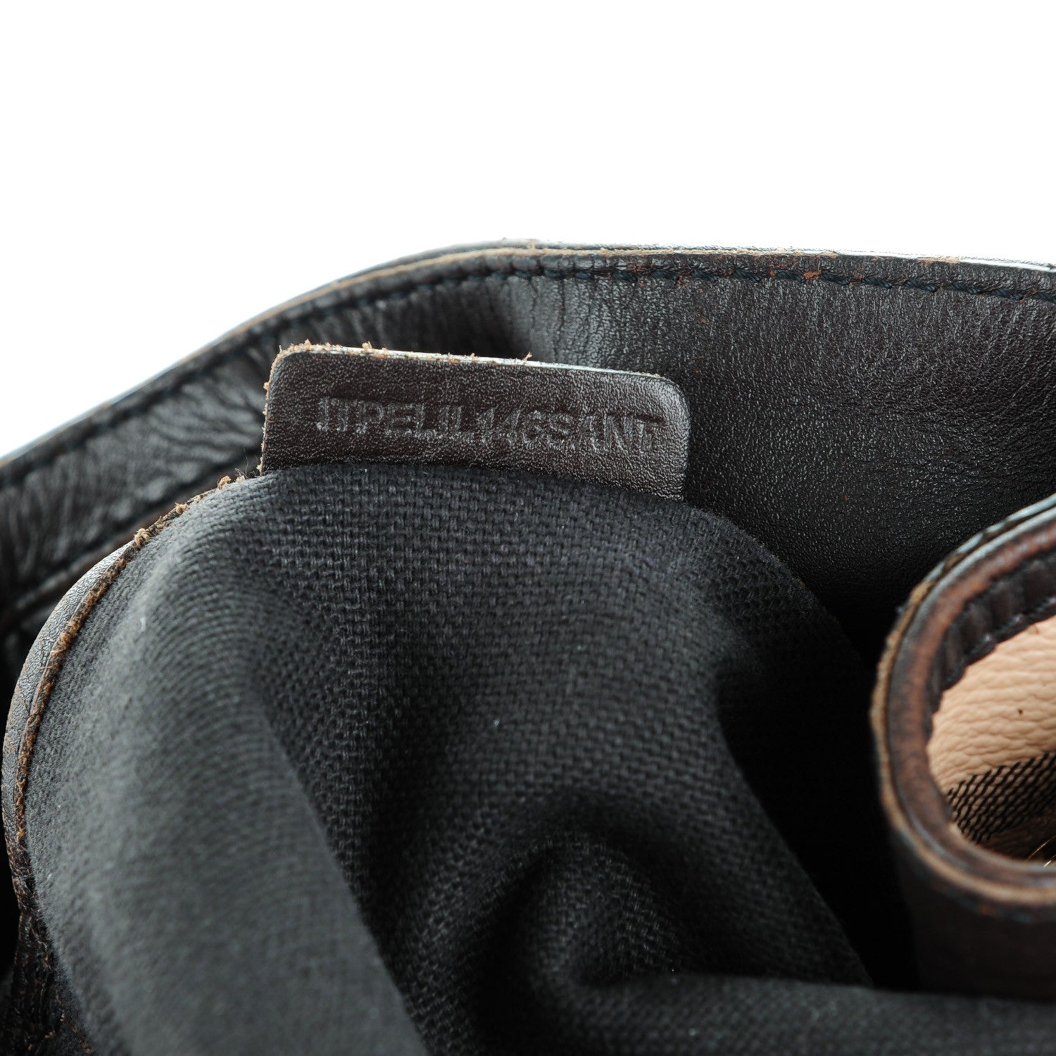 Burberry Haymarket Check Medium Willenmore Hobo Chocolate 9 of 13