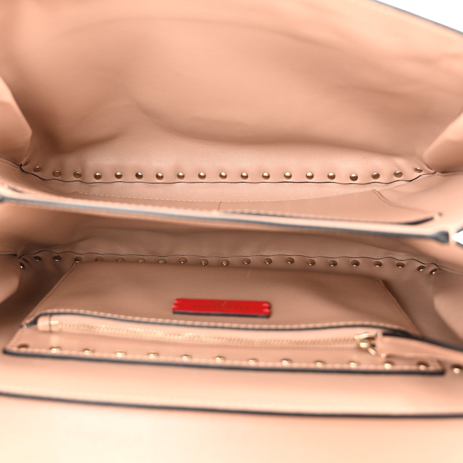 Valentino Garavani Vitello Small Rockstud Shoulder Bag Rose Cannelle 5 of 11