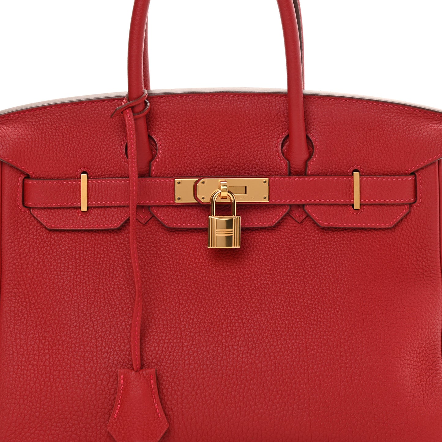 Togo Birkin 30 Rouge Casaque