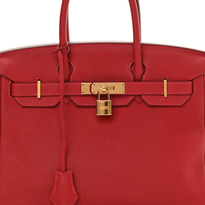 Hermes Togo Birkin 30 Rouge Casaque 8 of 19