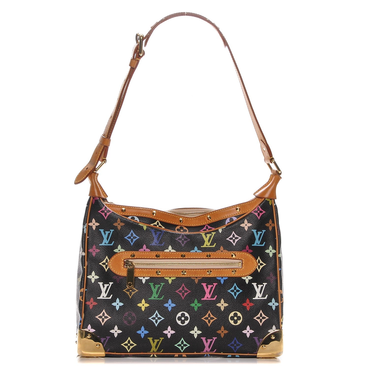 Louis Vuitton Monogram Multicolor Boulogne Black 1 of 6