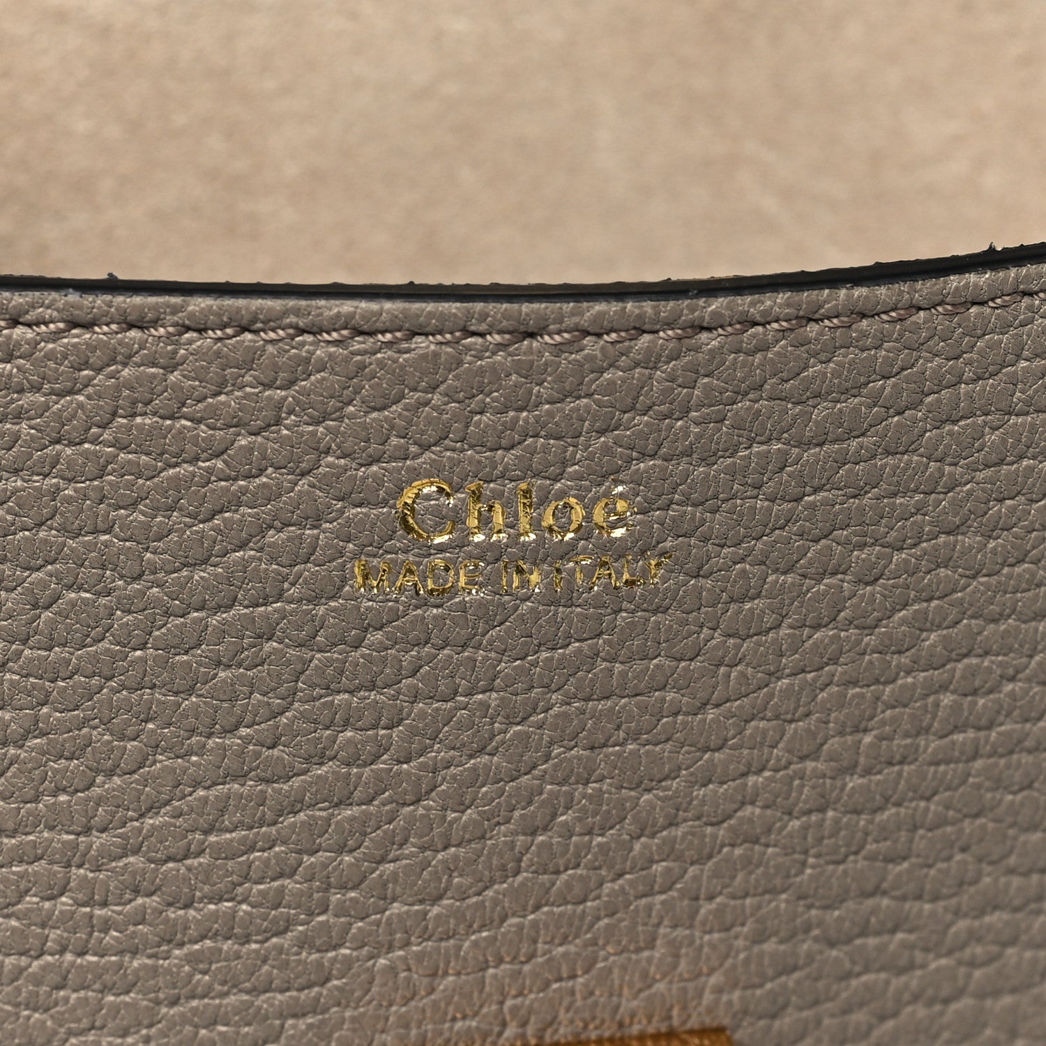 Chloe Grained Lambskin Mini Drew Shoulder Bag Motty Grey 6 of 12