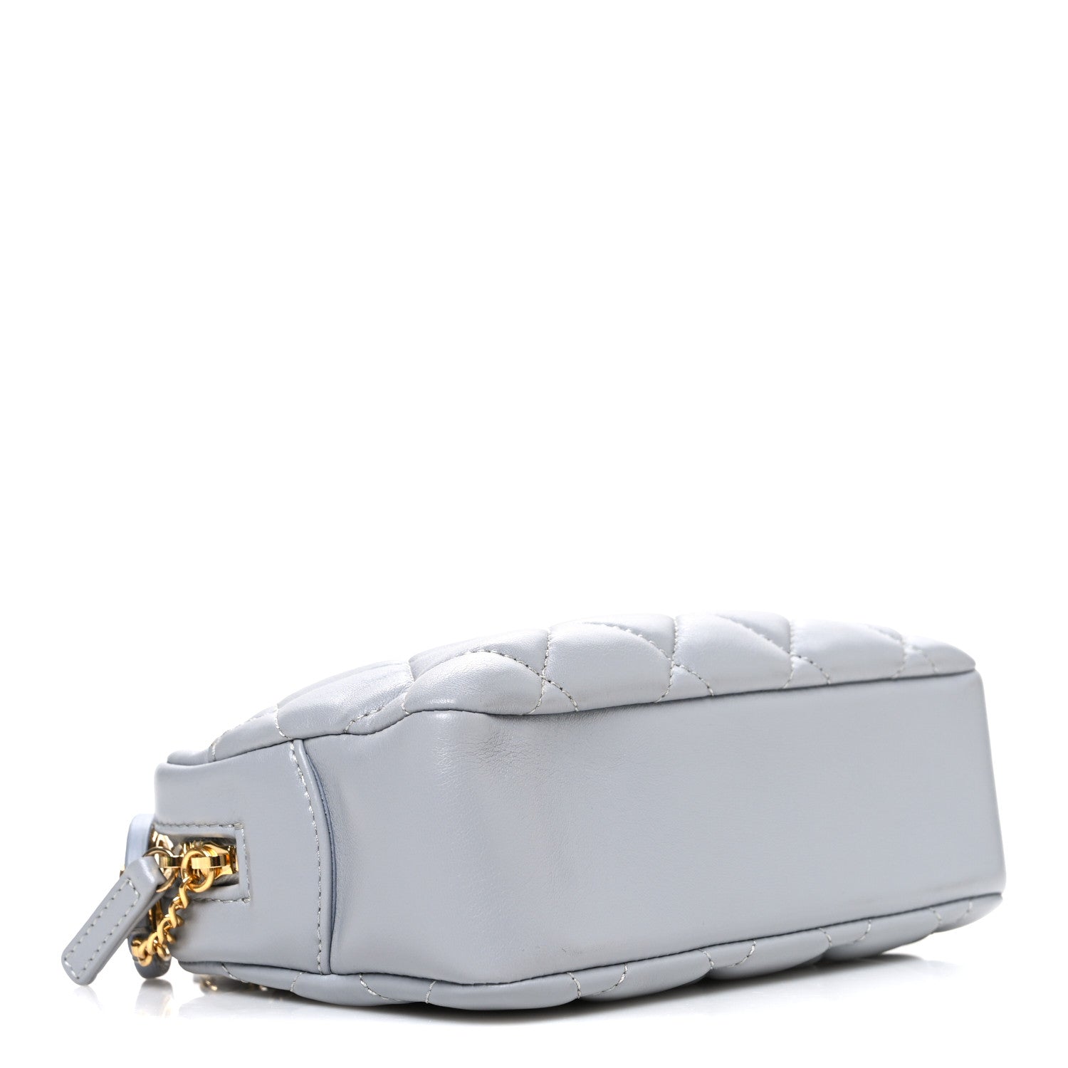 Chanel Lambskin Quilted Mini Camera Case  Grey 4 of 10