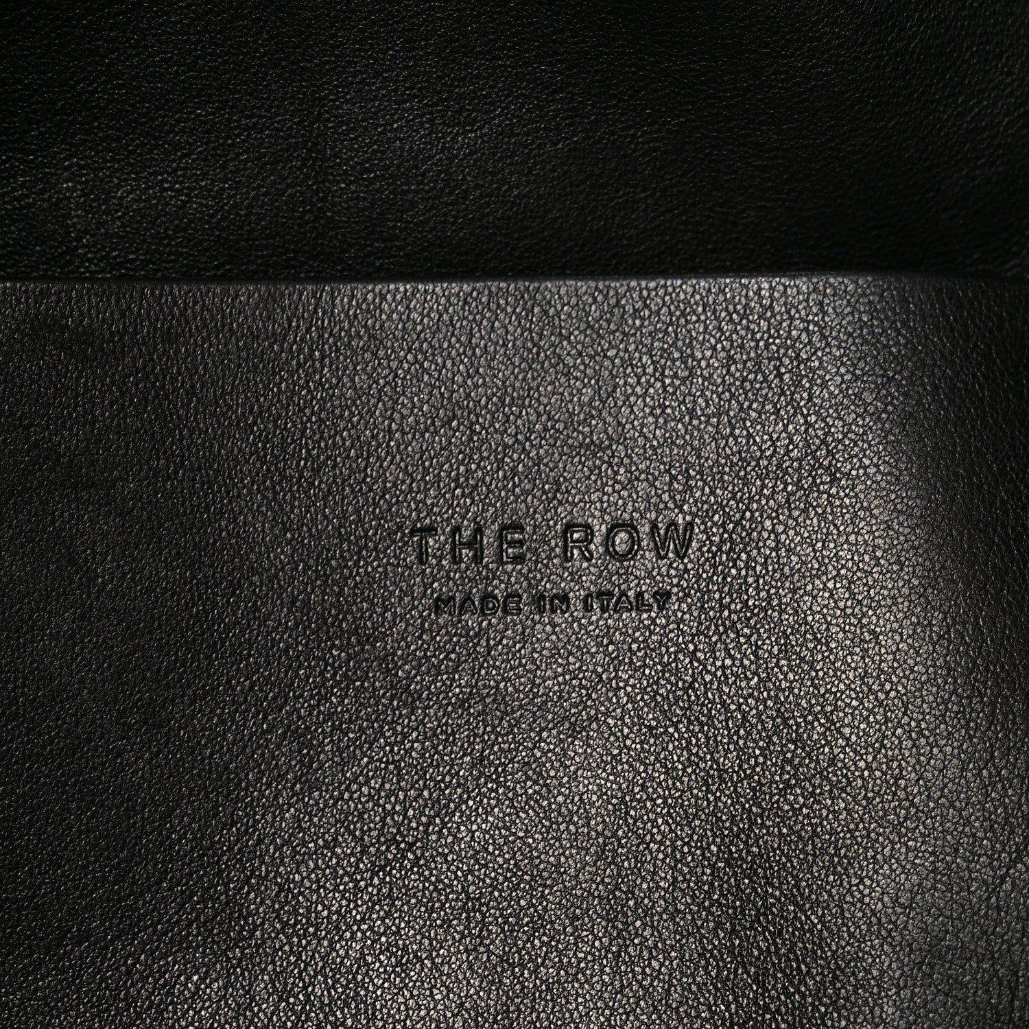 The Row Nappa Aspen Clutch Bag Black 6 of 9