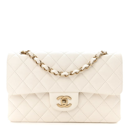 Chanel Caviar Quilted Small Double Flap White 1 of 10