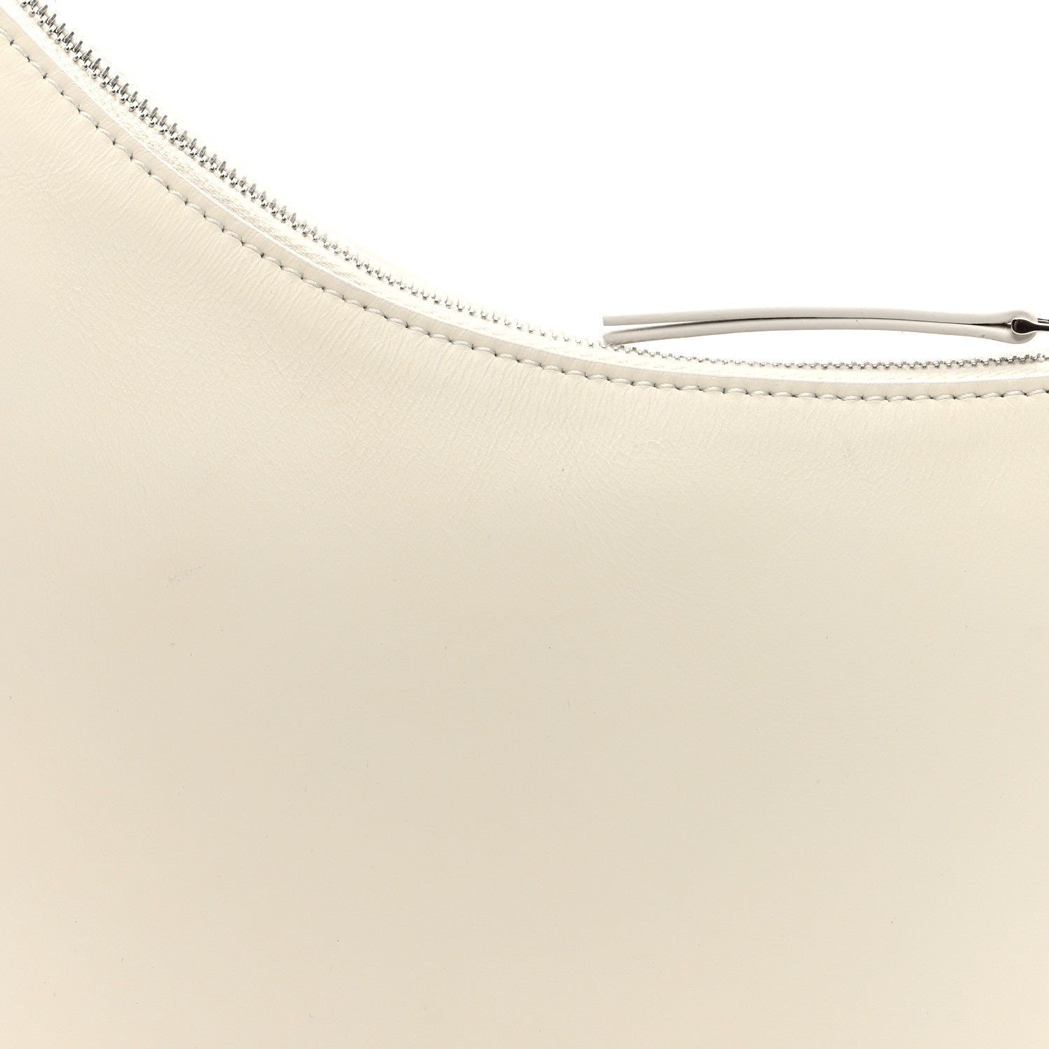 The Row Smooth Calfskin Half Moon Shoulder Bag New Ivory 7 of 9
