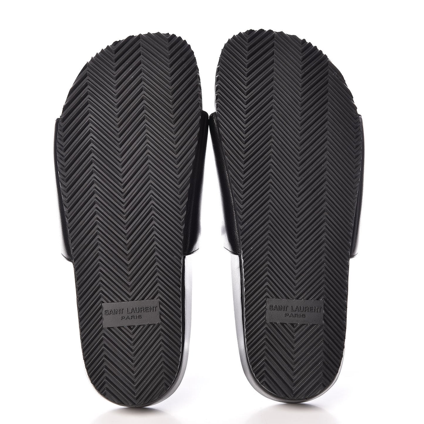 Calfskin Monogram Joan Slide Sandals 35.5 Black