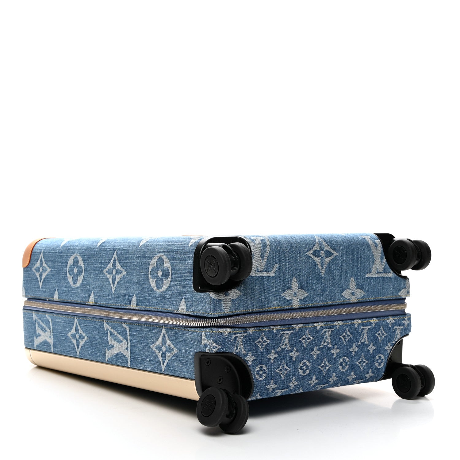 Louis Vuitton LOUIS VUITTON Monogram Denim Horizon 55 Blue 1493146