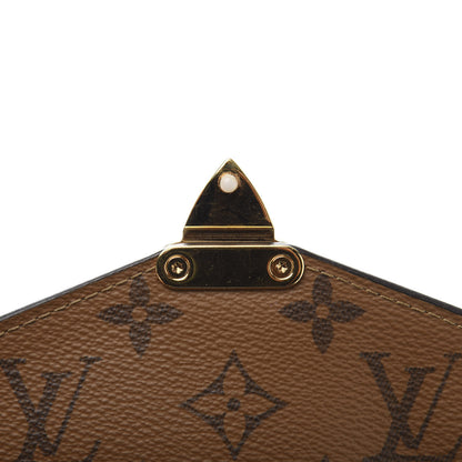 Louis Vuitton Shiny Epi Reverse Monogram Pochette Metis Mini Marine 8 of 14