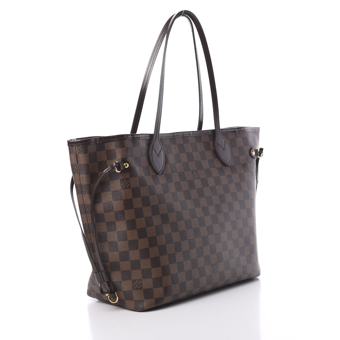 Damier Ebene Neo Neverfull MM Rose Ballerine