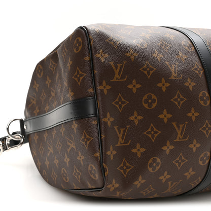 Louis Vuitton Monogram Macassar Keepall Bandouliere 45 7 of 8
