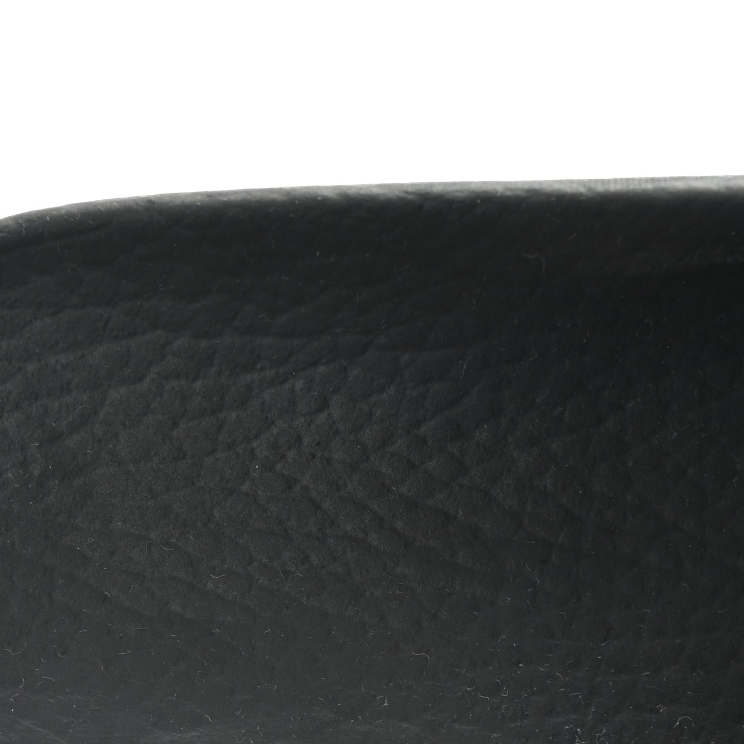 Rubber GG Monogram Perforated Womens Slide Sandals 39 Black