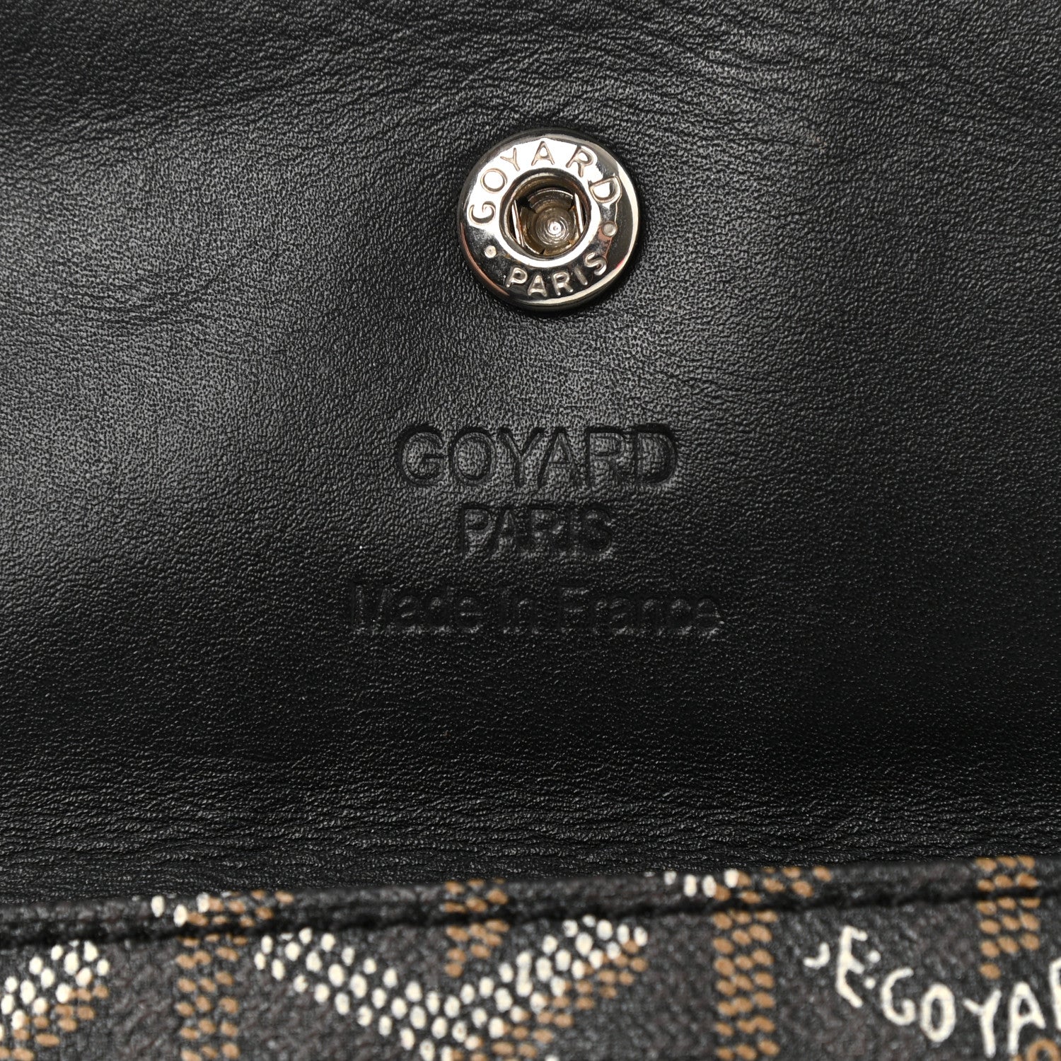 Goyard Goyardine Pouch Black 6 of 7