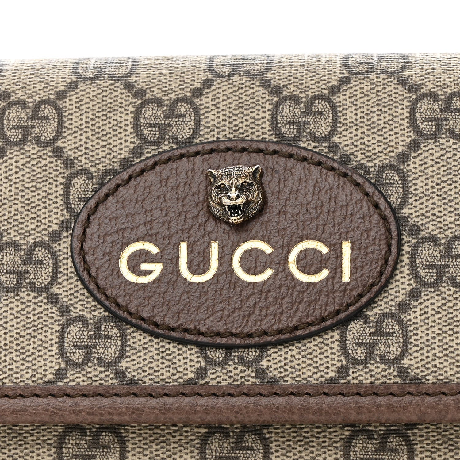 Gucci GG Supreme Monogram Neo Vintage Web Belt Bag Brown 8 of 10