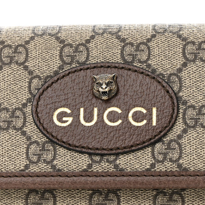 Gucci GG Supreme Monogram Neo Vintage Web Belt Bag Brown 8 of 10