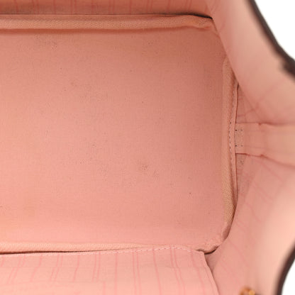 Louis Vuitton Damier Ebene Neo Neverfull MM Rose Ballerine 9 of 10