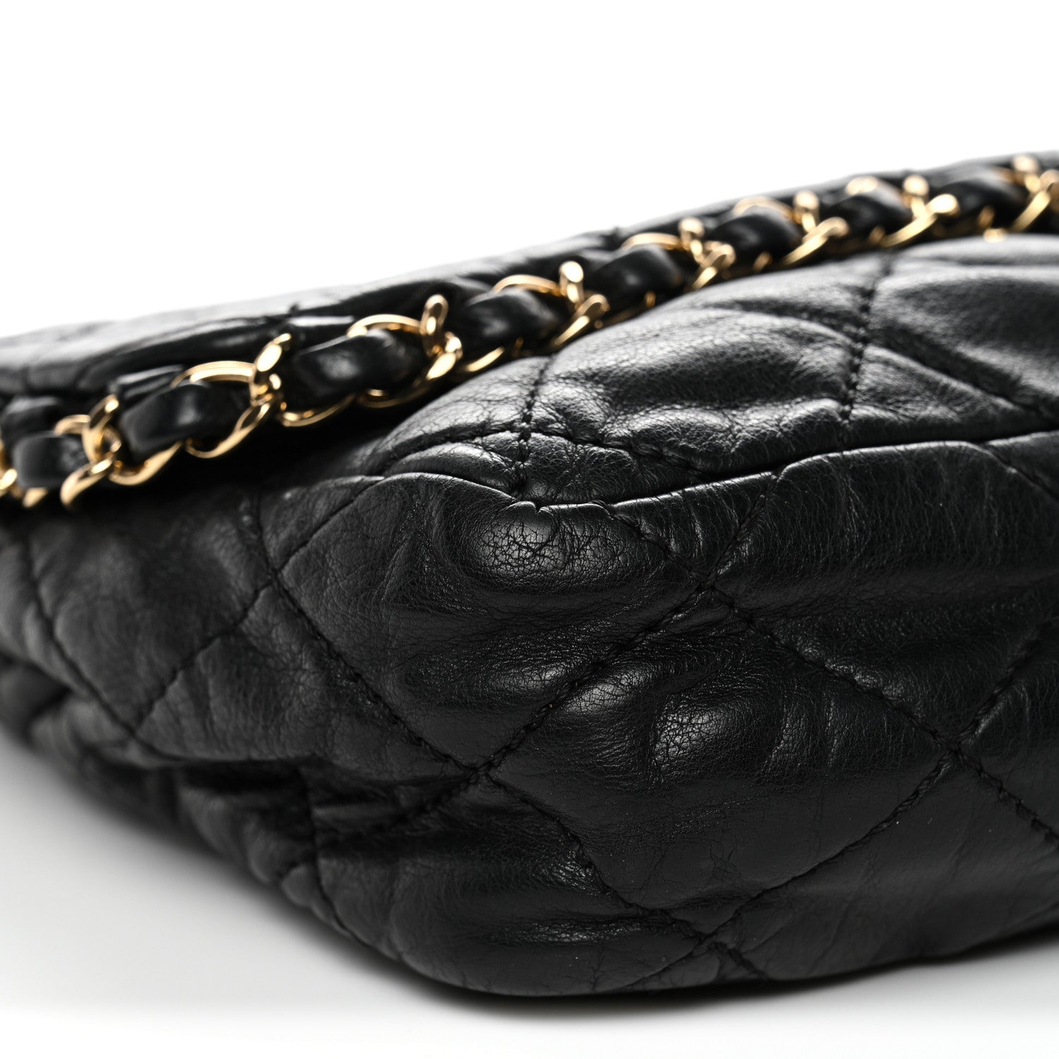 Chanel Calfskin Quilted Medium Chain Me Flap Black 9 of 10