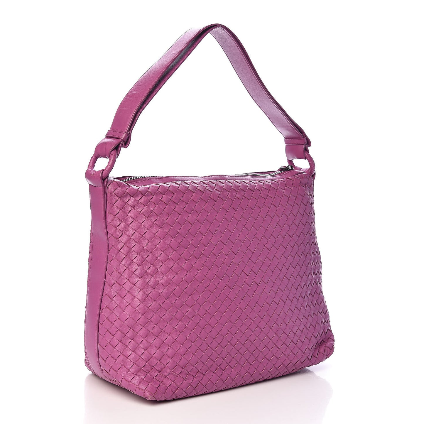Nappa Intrecciato Hobo Peony