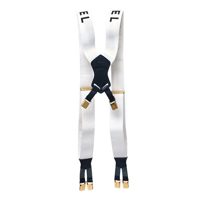 Chanel Logo Suspenders White 1 of 5