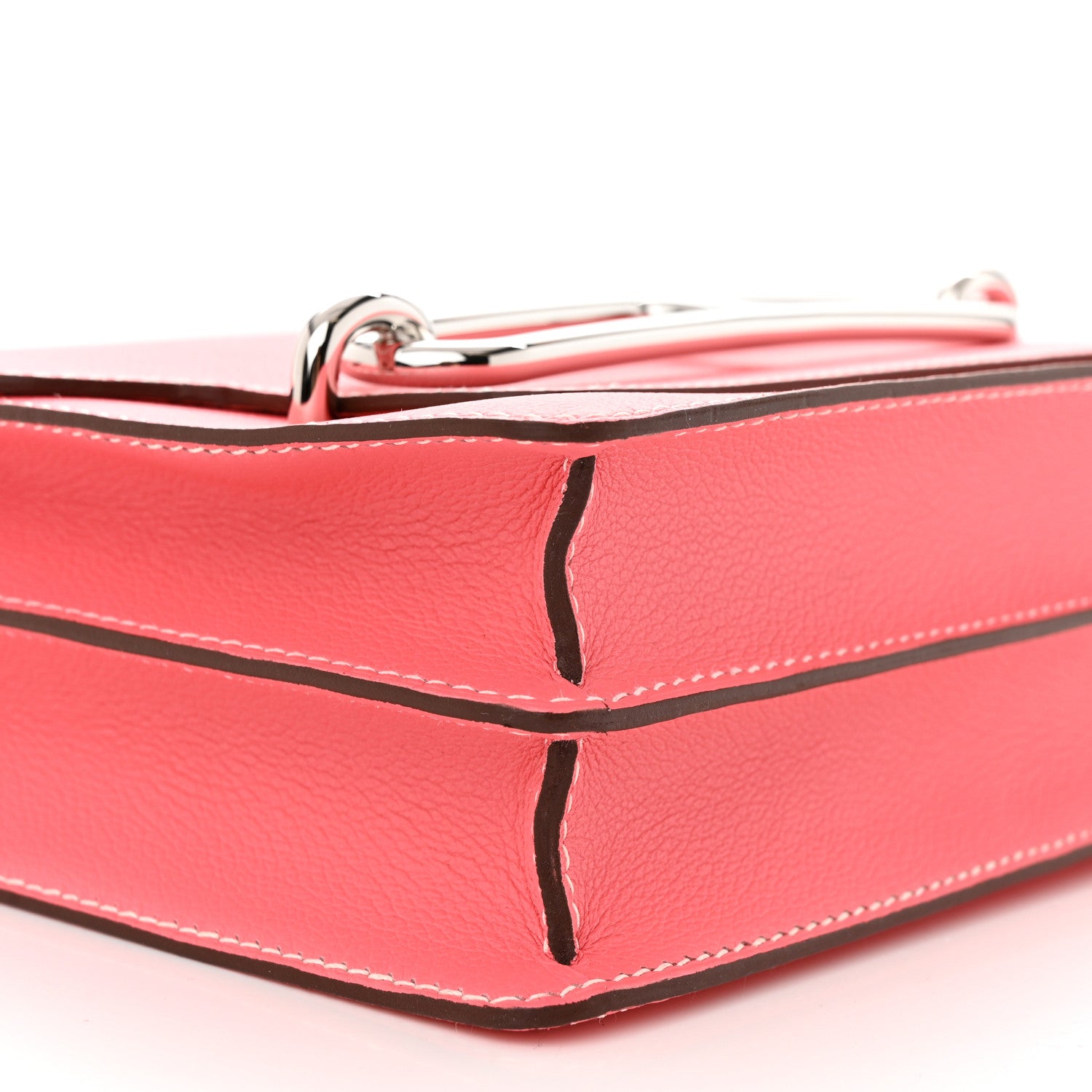Hermes Evercolor Sac Roulis 23 Rose Azalee 9 of 10