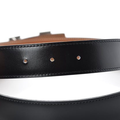 Hermes Box Togo 32mm H Belt 90 Black Gold 6 of 7