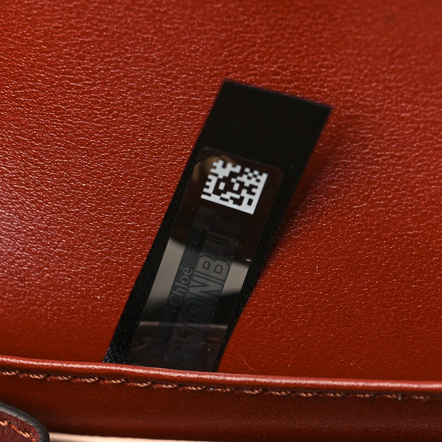 Smooth Calfskin Chloe Long Wallet Tan