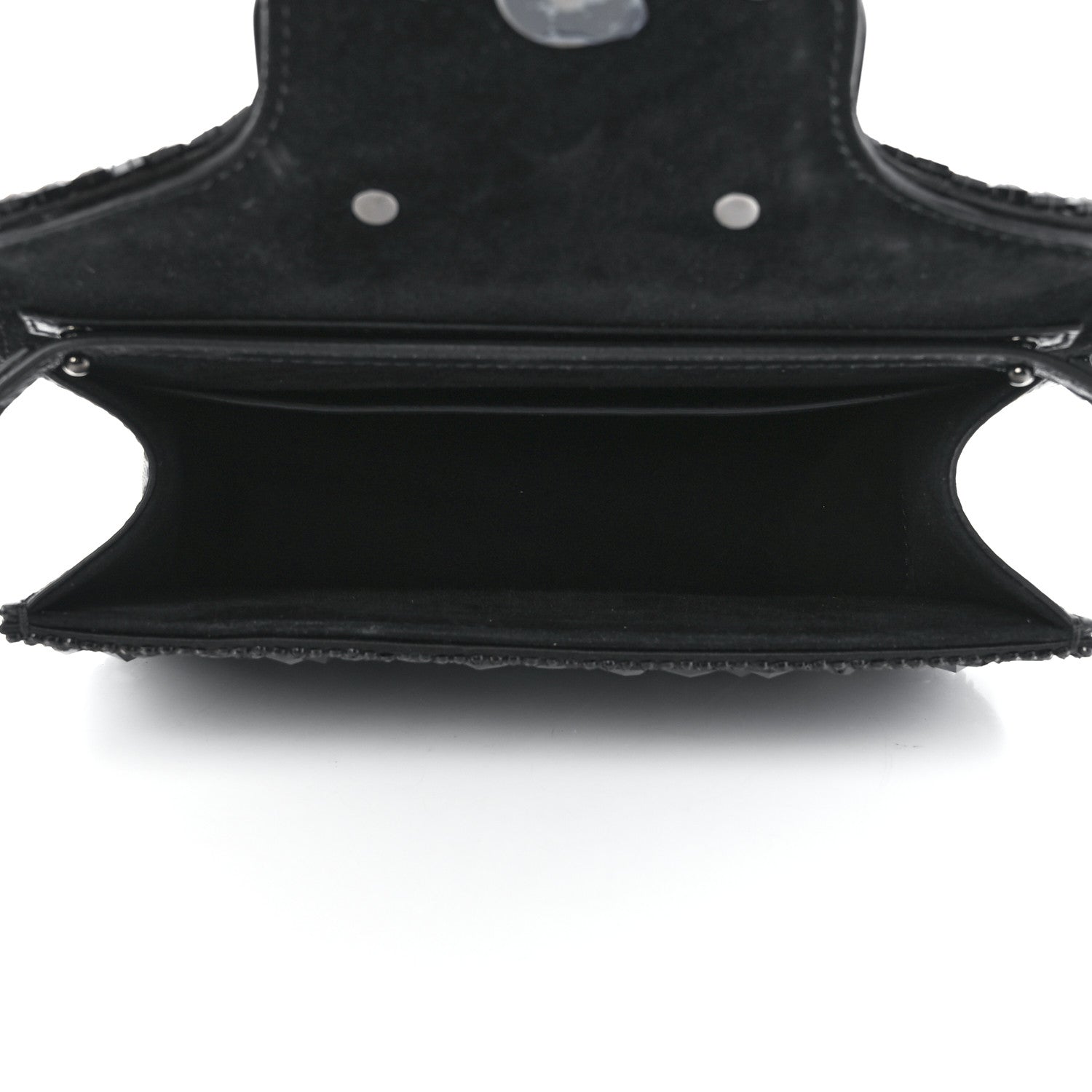 Valentino Garavani Crystal Nappa Monochrome Vlogo Small Loco Shoulder Bag Black 4 of 10
