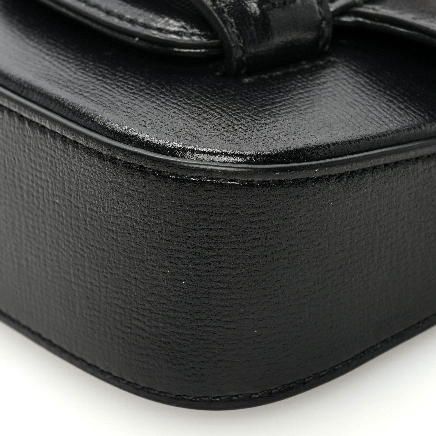 Gucci Azalea Calfskin Web Horsebit 1955 Wallet On Strap Black 10 of 11