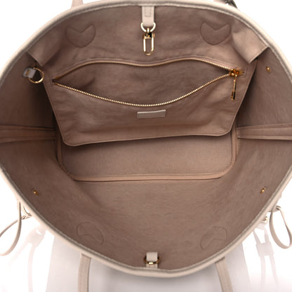 Louis Vuitton Empreinte Monogram Spring In The City Neverfull MM Kaki Beige Cream 5 of 9