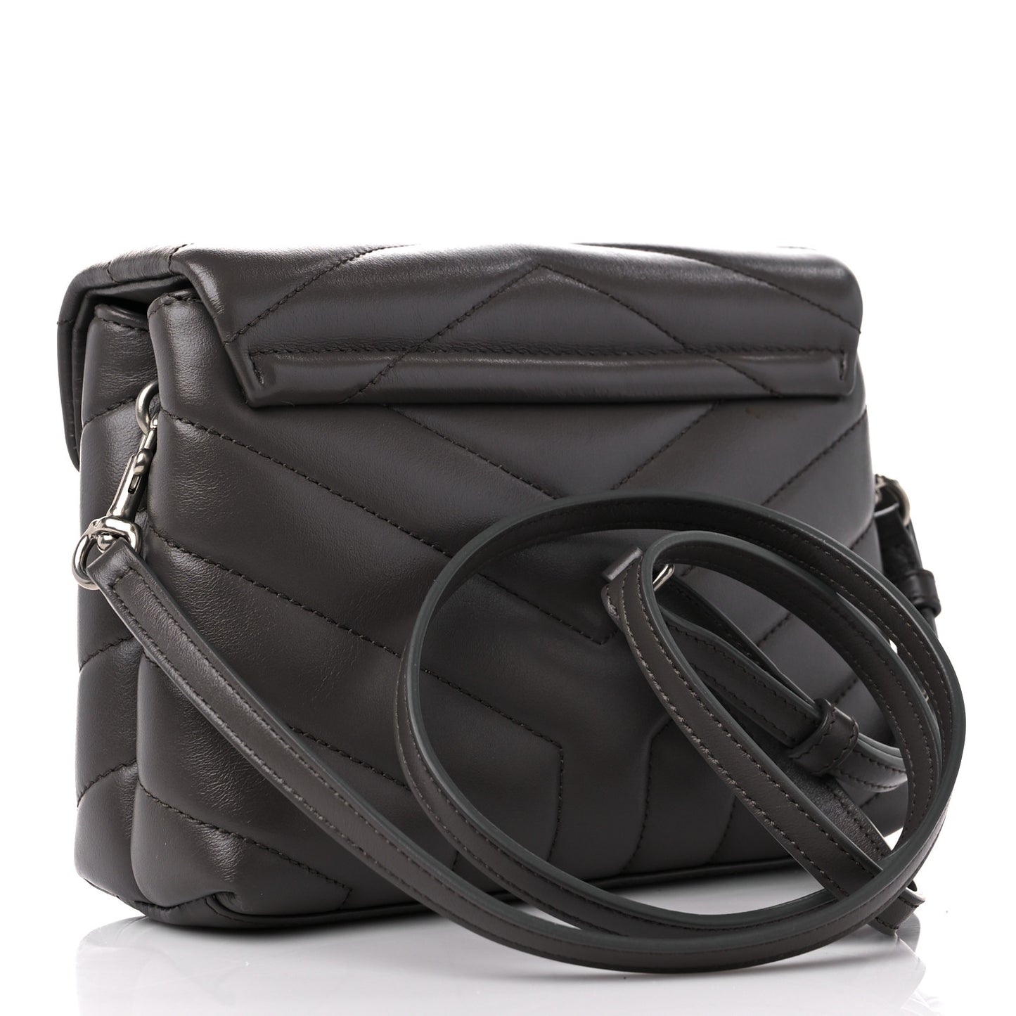 Calfskin Y Quilted Monogram Toy Loulou Crossbody Bag Faggio