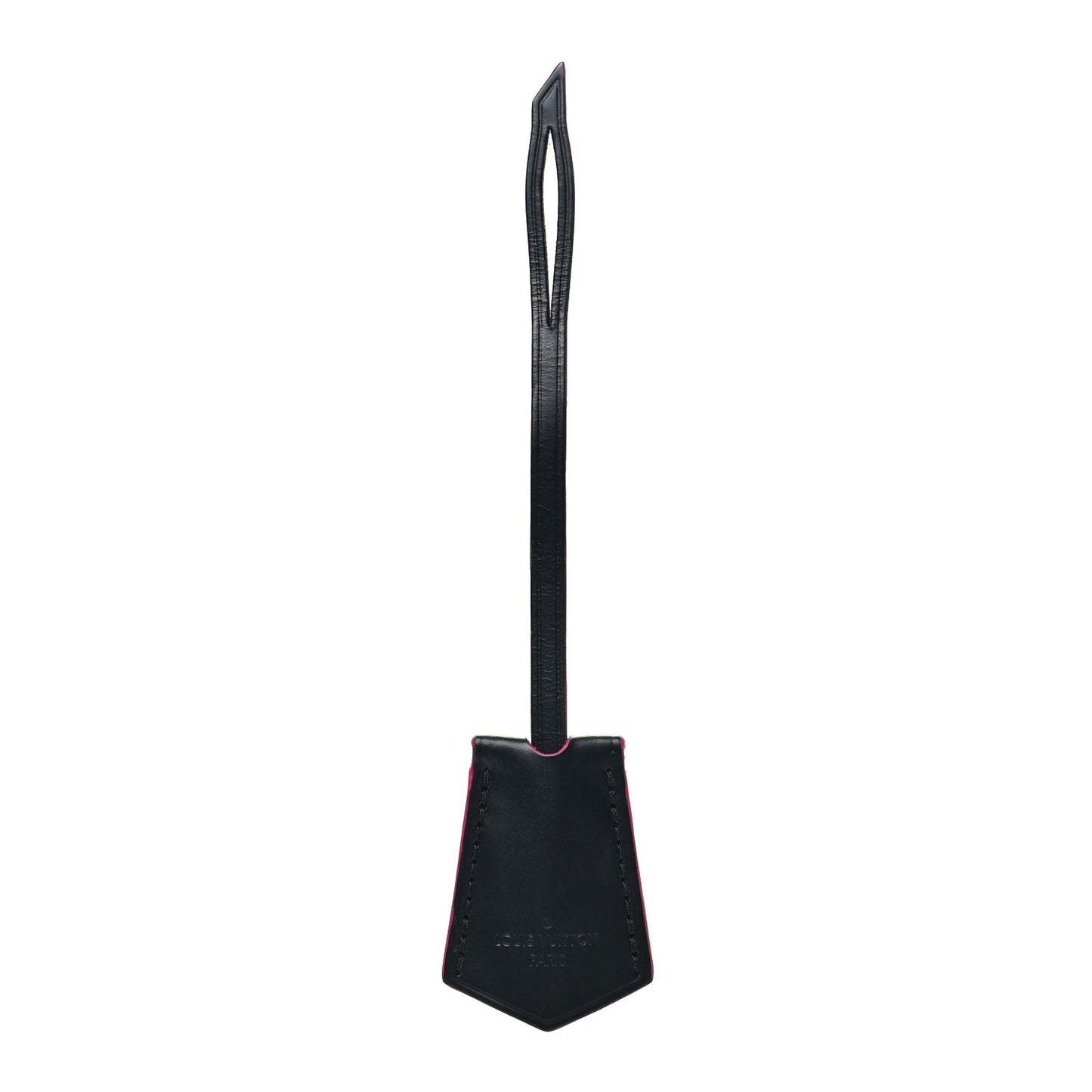 Calfskin Clochette Key Bell Holder Black Pink