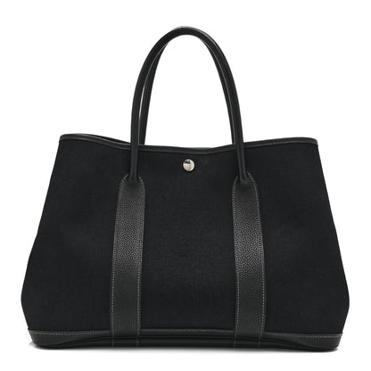 Hermes Toile Negonda Garden Party Tote 36 MM Black 1 of 10