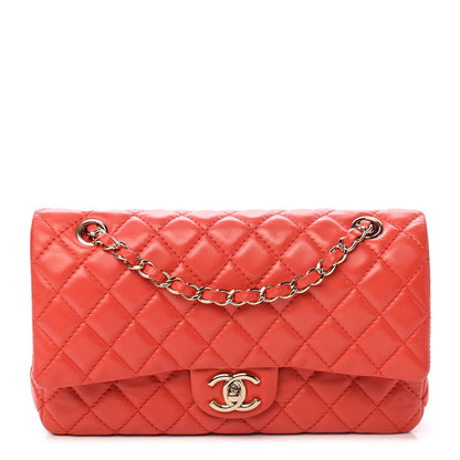 Chanel Lambskin Quilted Medium Double Flap Red 1 of 9