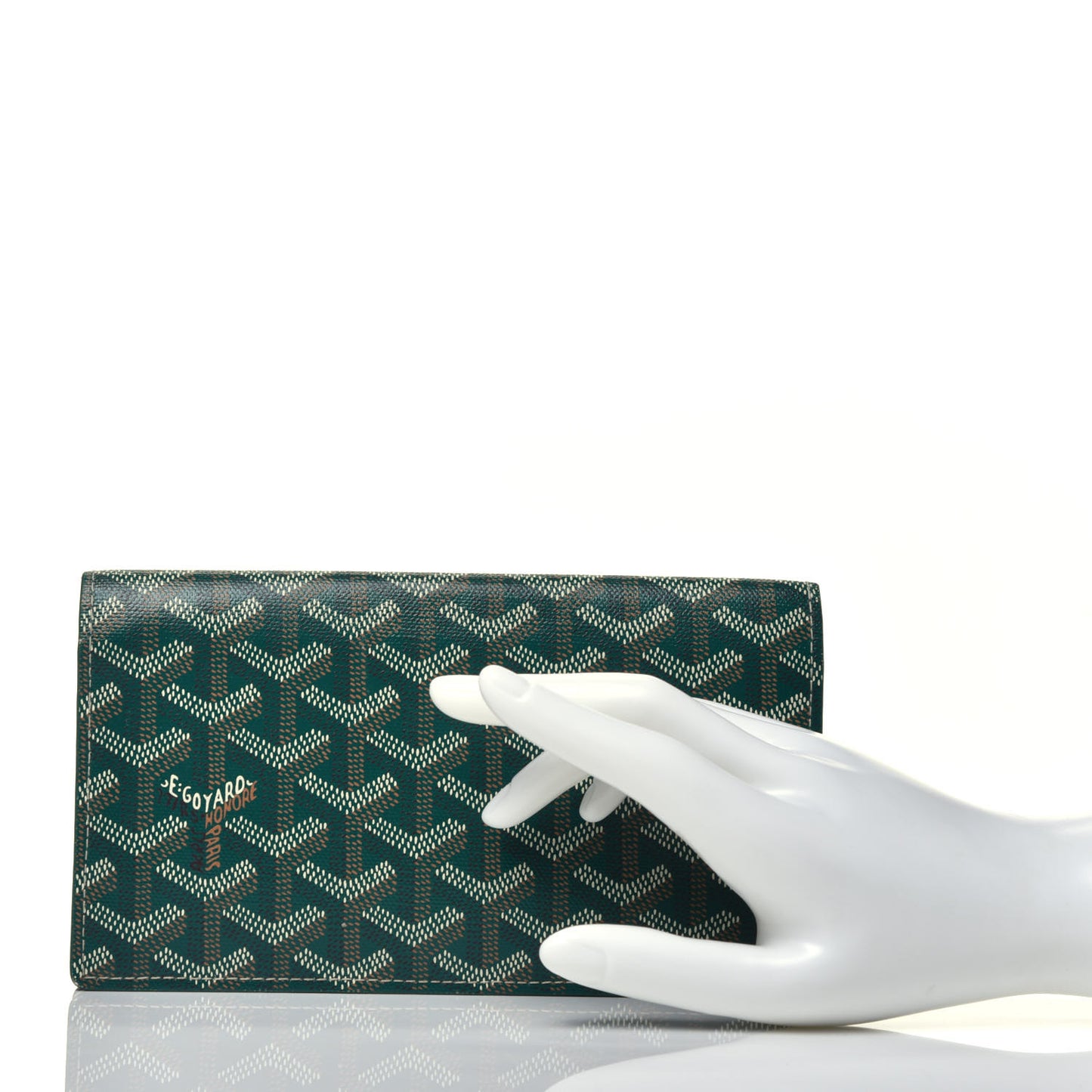Goyardine Richelieu Wallet Green