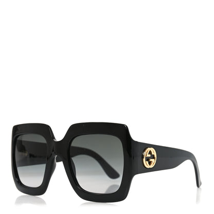 Gucci Acetate Square Frame Sunglasses GG0053S Black 1 of 6