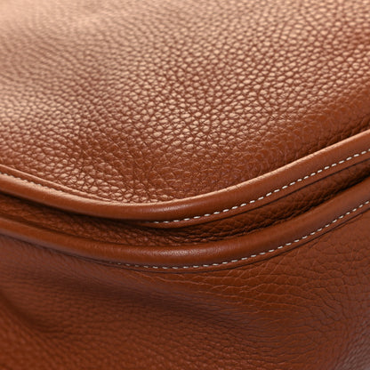 Hermes Taurillon Clemence Evelyne III GM Gold 11 of 13