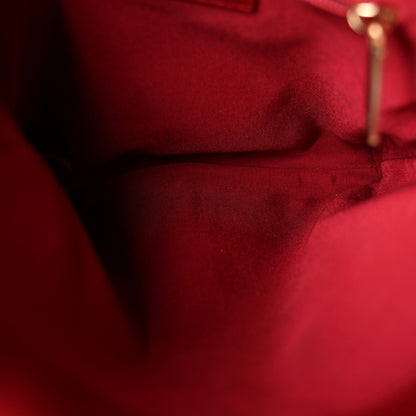 Chanel Lambskin Shopping Chain Tote Red 8 of 19