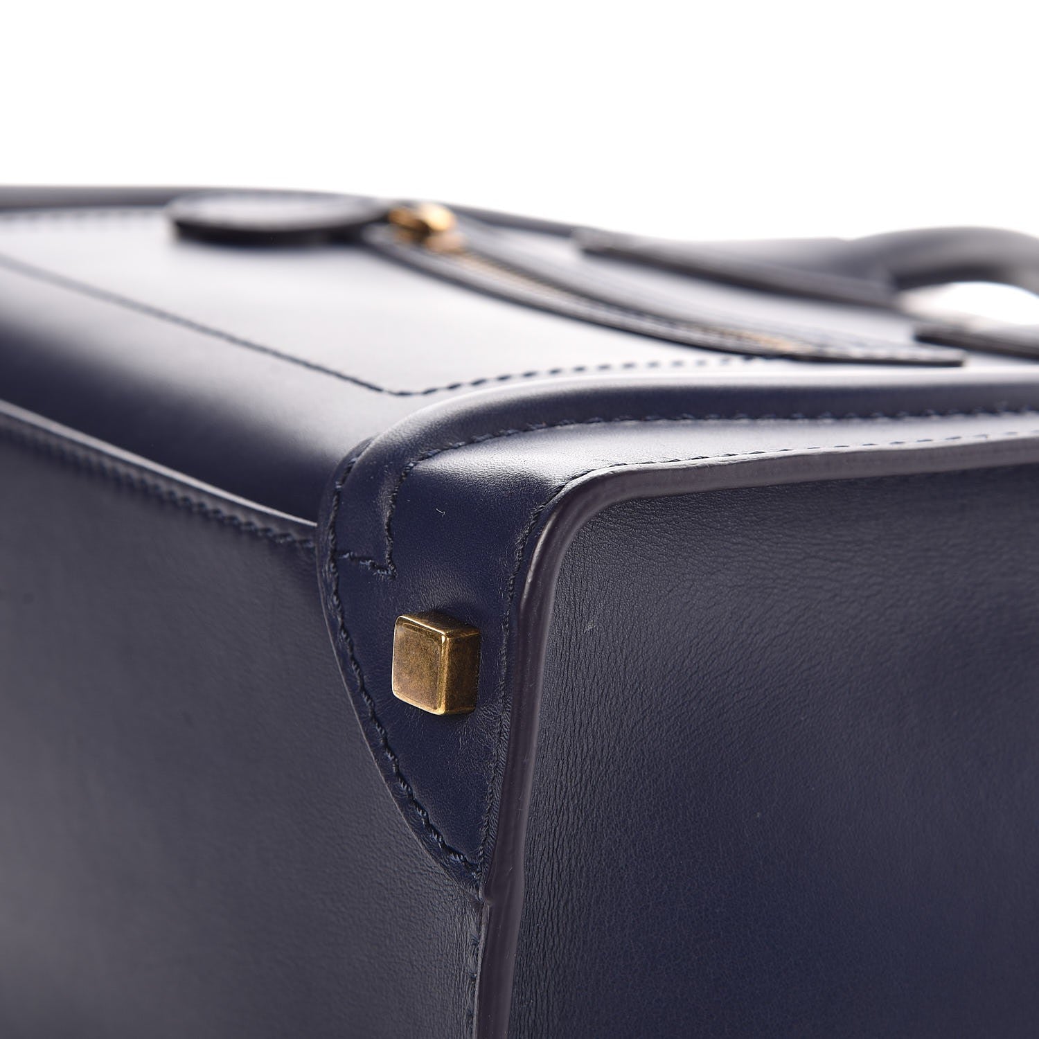 Celine Smooth Calfskin Micro Luggage Navy Blue 13 of 14