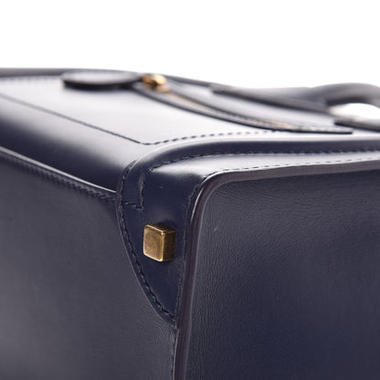 Celine Smooth Calfskin Micro Luggage Navy Blue 13 of 14