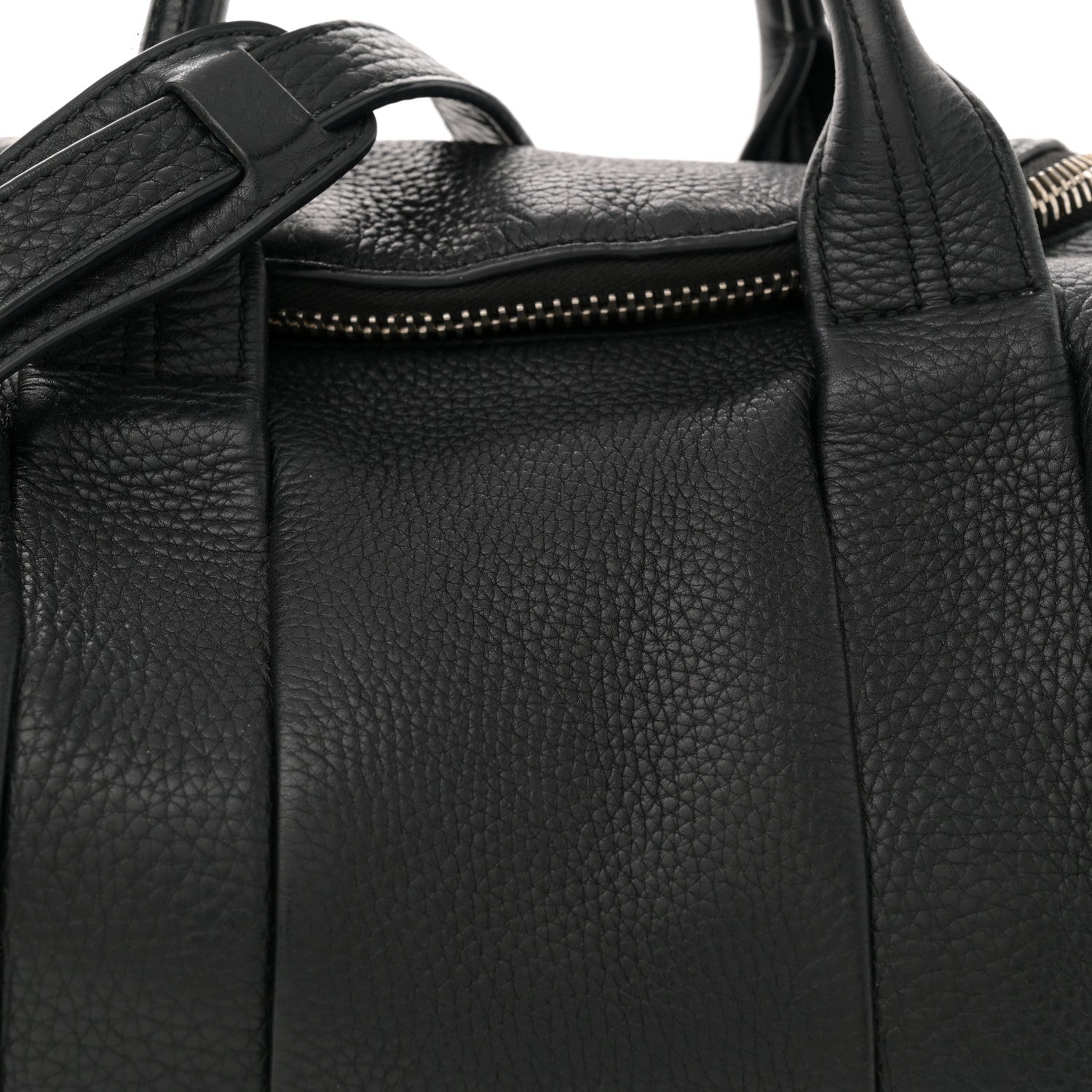 Alexander Wang Pebbled Lambskin Rockie Black Pale Gold Hardware 7 of 13