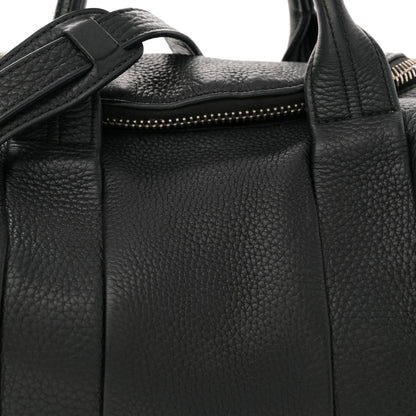 Alexander Wang Pebbled Lambskin Rockie Black Pale Gold Hardware 7 of 13