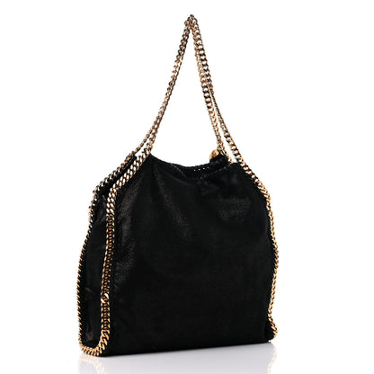 Stella McCartney Shaggy Deer Falabella Fold Over Tote Black 2 of 8