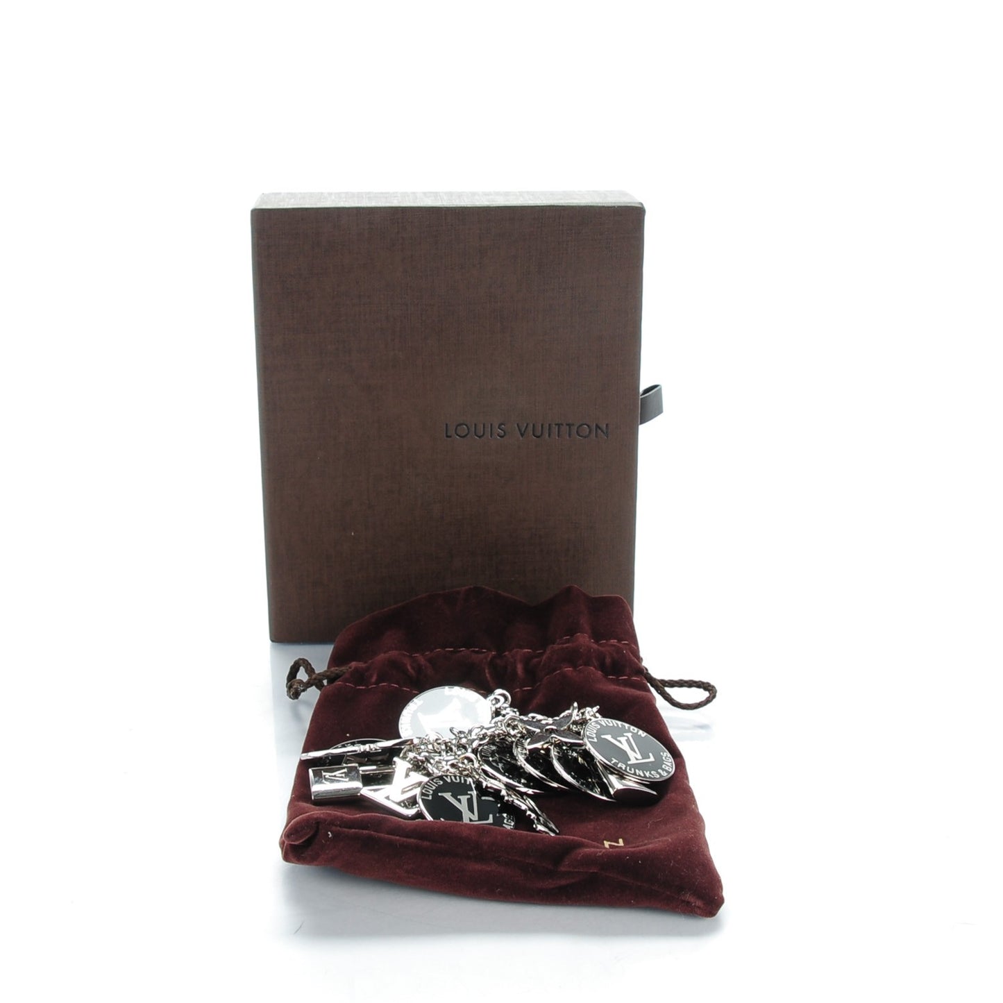 Trunks and Bags Breloques Bracelet Black