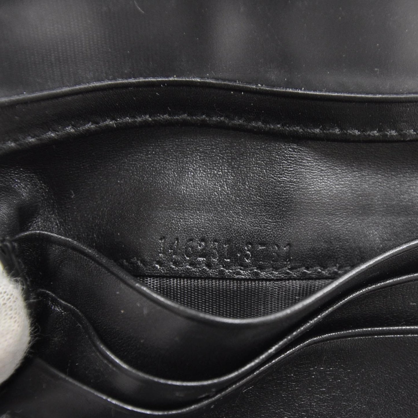 Guccissima Travel Case Wallet Black