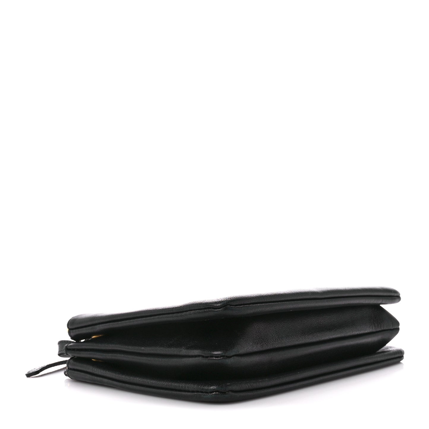 Lambskin Small Trio Crossbody Bag Black